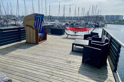 Image de House Boat 'Annis Mehrblick' avec vue sur la mer, terrasse privée et Wi-Fi