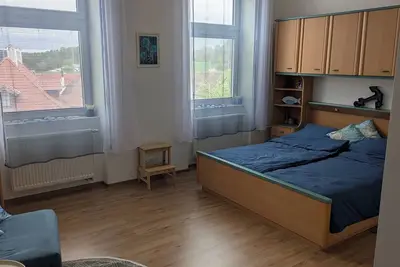 Image de Bed and breakfast Alte Volksschule Heinrichs: Rooms with bathroom