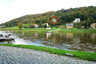 Image de Mountain apartment with Elbe and fortress view