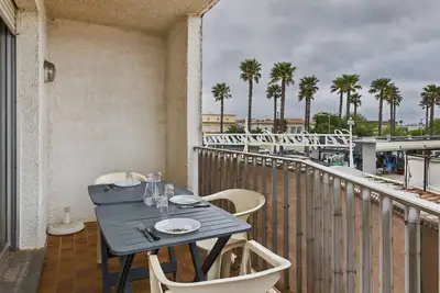 Image de Appartement 2 pièces à Marseillan-Plage avec Parking et Climatisation