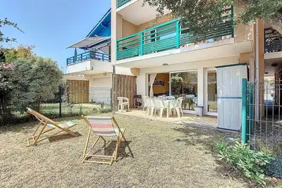 Image de Appartement lumineux pour 6 personnes avec terrasse et jardin à Vieux Boucau.