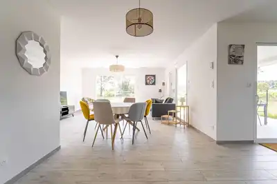 Image de Mimizan : Maison moderne, 3 ch, 6 pers, clim, proche des plages