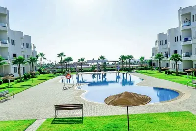 Image de Superbe Appartement Colina Smir, Vue Piscine en face magnifique Plage Kabila