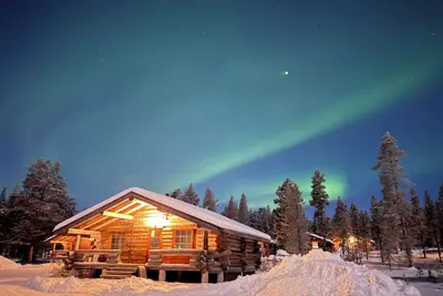 Image de Authentic Arctic Log Cabin with Sauna – Nature & Comfort in Saariselkä