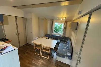 Image de Mobilhome 3 chambres avec piscine