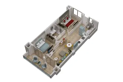 Image de Apartment 2 bedroom | ground floor| mountain view