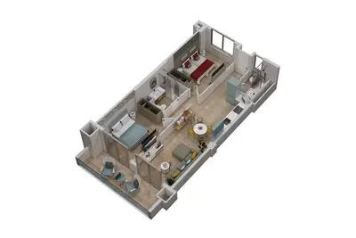 Image de Apartment 2 bedroom | ground floor| mountain view