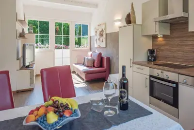 Image de Appartement 'Gartenhof 2 Amadeus' avec vue sur la montagne, terrasse partagée et Wi-Fi