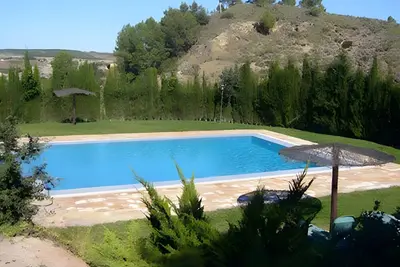 Image de Maison de campagne 'Agroturismo Las Nieves Norte' avec vue sur la montagne, piscine partagée et Wi-Fi