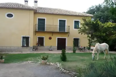 Image de Maison de campagne 'Agroturismo Las Nieves Sur' avec vue sur la montagne, piscine partagée et Wi-Fi