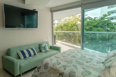 Image de Luxury, style in Cartagena, Beach Front, direct exit to the best beach, Los Morros