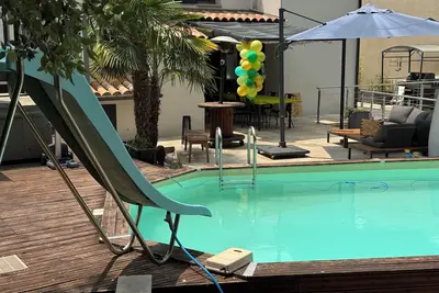 Image de Villa familiale en Provence avec piscine et spa