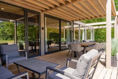 Image de Exclusive villa for 4 guests with air conditioning two bathrooms and large terrace. A luxury base in the middle of nature.