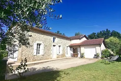 Image de Maison gasconne avec piscine