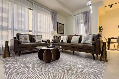 Image de Chic 2br Beachfront Residence at Amwaj 4- 2201