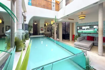 Image de Riad La Douce, Riad Kalima – **Privatif - 8 Personnes** – Piscine Chauffée – Quartier Sidi Mimoun  -. . .