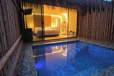 Image de Charming one-bedroom villa in tropical Melgar with pool, Ac – pet friendly