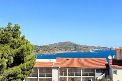Image de Appart T2 Rdc, loggia, vue mer à Banyuls-sur-Mer