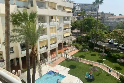 Image de 1 minute from the beach. Garage. Air conditioning. Swimming pool. Nice views.