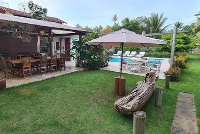 Image de Detached house on a plot of 880m² with 4 bedrooms, swimming pool 400m from the beach.