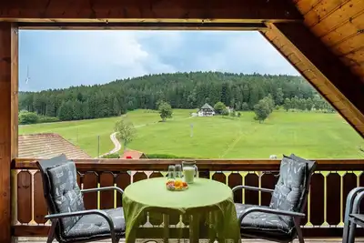 Image de Appartement de vacances 'Weiherblick' avec vue sur le lac, balcon et Wi-Fi