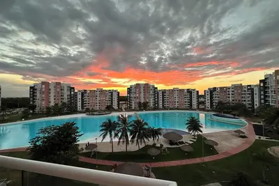 Image de Apartment with Giant Artificial Lagoon, unique in Mexico, ideal for families!
