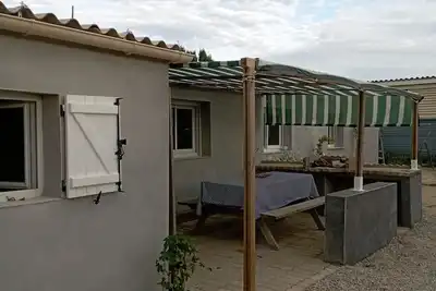 Image de Vias plage. Maison de pêcheur