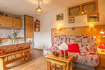 Image de Studio cabine pour 4 personnes au pied des pistes à Aussois