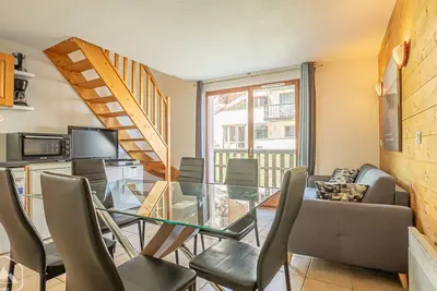 Image de Duplex 2 pièces pour 6 pers au pied des pistes, animaux admis