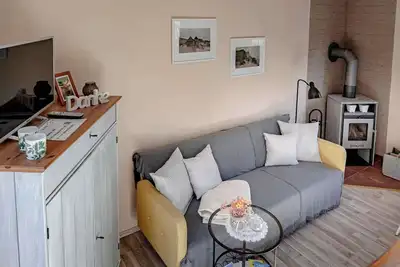 Image de Ferienhaus Mandelhaus 2 mit Boddenblick - Natur & Entspannung in Saal