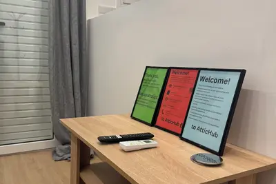 Image de Enjoy the center of Athens. 10 min walk distance from the Attiki Subway Station.