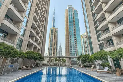 Image de Chic Studio, Pool + Balcony, Steps to Burj Khalifa