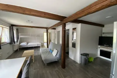 Image de Appartement-Classique-Salle de bain privée-Vue sur Montagne