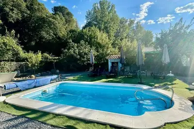 Image de Chalet « Cortijo Luz De La Sierra » avec vue sur la montagne, piscine privée et Wi-Fi