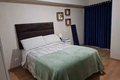 Image de Spacious, close to parque de las aguas and national stadium, with garage.