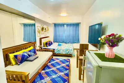 Image de Cozy 1-bedroom apartment in lovely Pasay City with WiFi, Ac