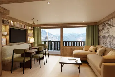 Appartement moderne 3 chambres, Courchevel 1850