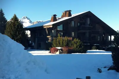 Image de Duplex contemporain tout confort face au Mont Blanc