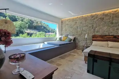 Image de \"Bona A Vui\" in the green Ligurian foothills, a few kilometers from the sea.