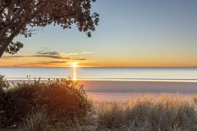 Image de Beachfront Bliss, Parapara. Stunning beachfront home. Family and pet friendly.