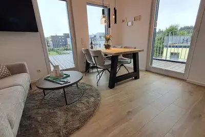 Image de Modern vacation apartment in the Winterberg mountain resort with large terrace and sauna