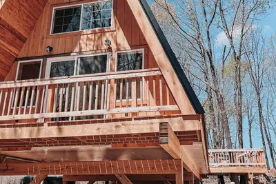 Image de Cozy A Frame Cabin In The Woods Near Branson Mo