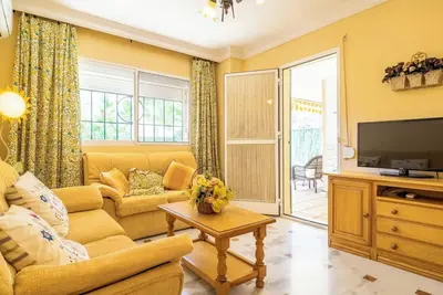 Image de Cala Bahia beach very close to the beach walking distance, with swimming pool and free garage.