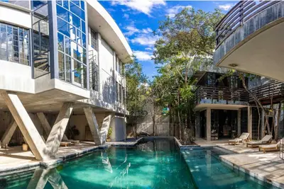 Image de Luxury Jungle Retreat with Private Pool in Aldea Zama