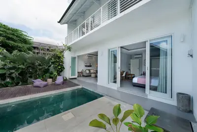 Image de Stylish 3br Pool Villa 100m from Batu Bolong Beach