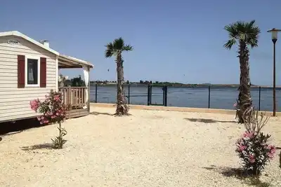 Image de Mobil home 31m² - 2 chambres Luxe et bord d'étang 6 personnes