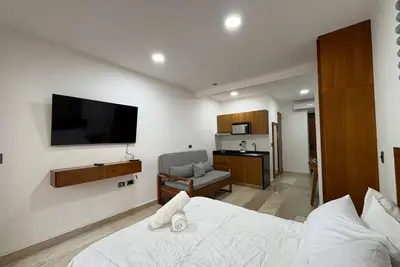 Image de Beautiful apartment 10 minutes from the beach with Jacuzzi Swimming pools Gym Terraces.