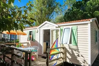 Image de Mobil-home - Aufgedeckte Terrasse