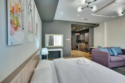 Image de 2 Min Beach Signature Studio Apt in Jbr Fits 4