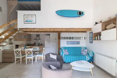 Image de Maisonnette, au milieu des pins, la plage à 5 mn à pied, proche Hossegor